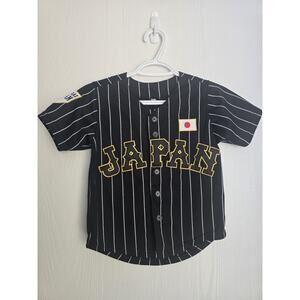 Shohei Ohtani #16 Team Japan Baseball Jersey All Stitched With Patch XS Black